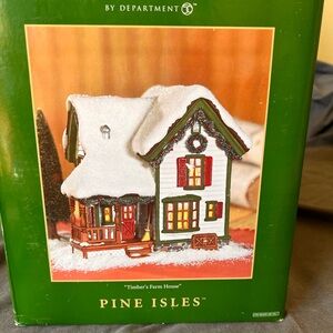 Department 56 Pine Isles 2004 Timbers Farm House NEW retired